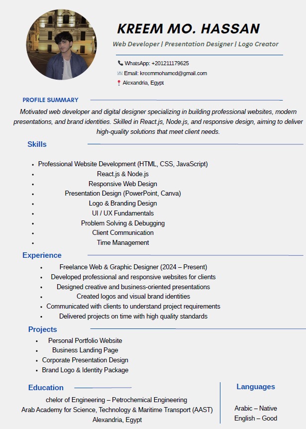 CV Full Preview